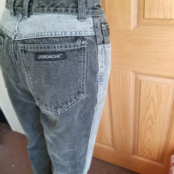 two tone jeans from the 80s